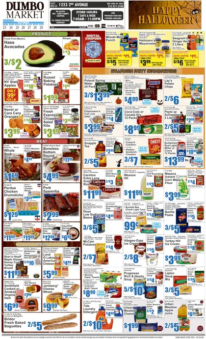 Dumbo Market Key Food 10/23 - 10/29 Preview