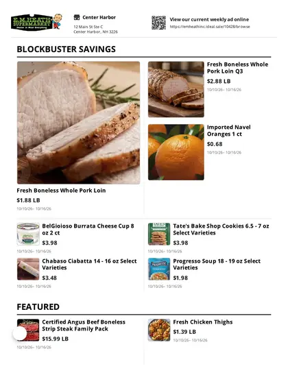E.M. Heath Supermarket Weekly Ad