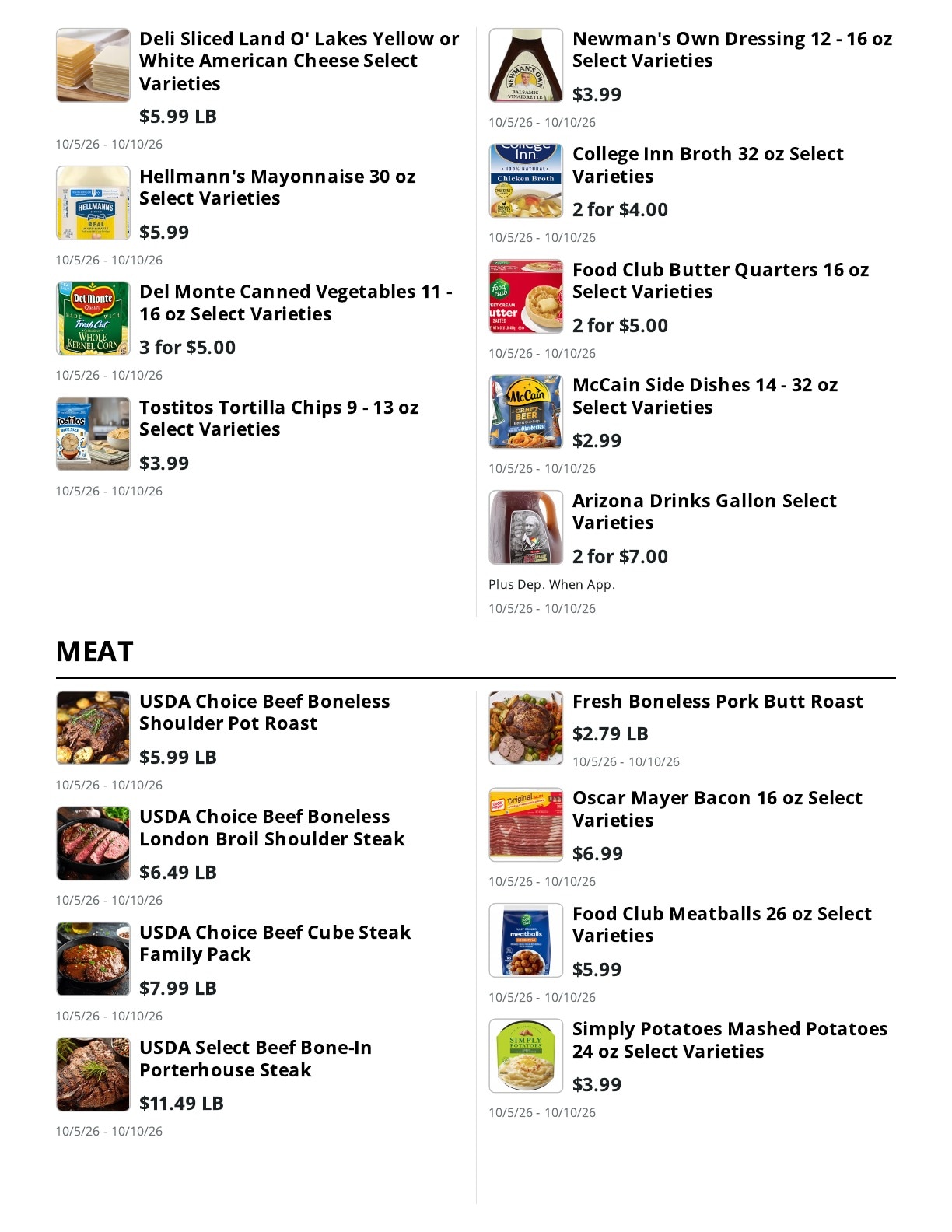 Fotter's Market & Hardware weekly ad page 2