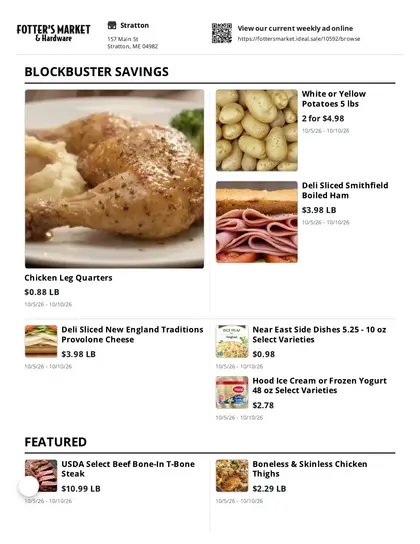 Fotter's Market & Hardware Weekly Ad