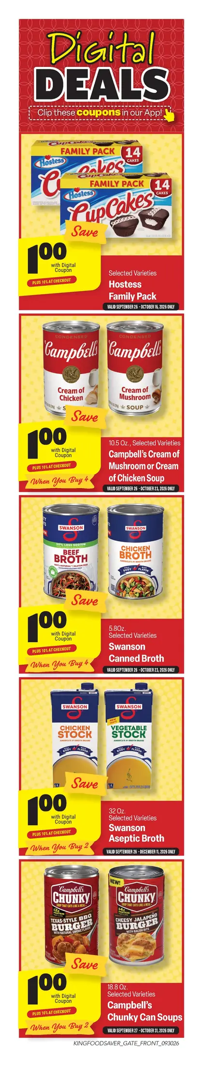 King Food Saver Weekly Ad