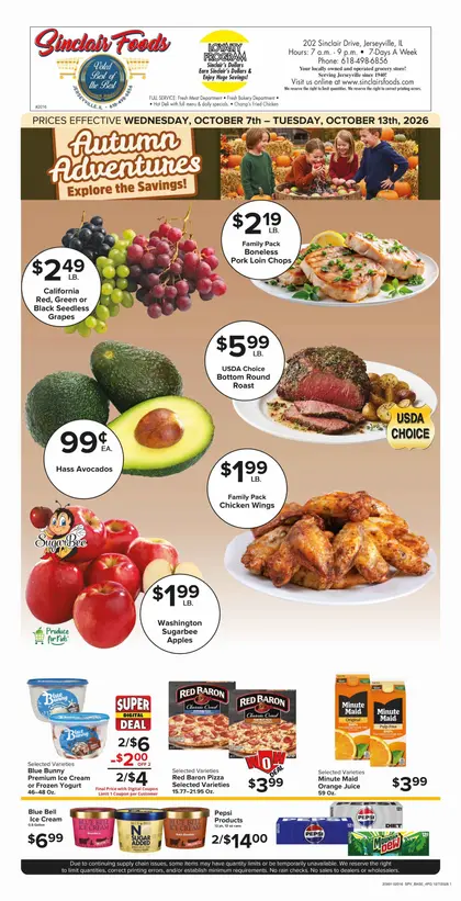 Sinclair Foods Weekly Ad