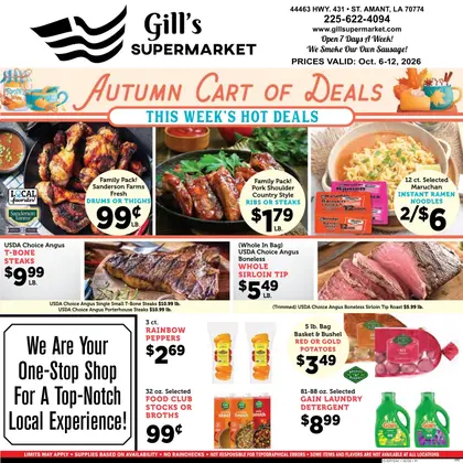 Gill's Supermarket Weekly Ad