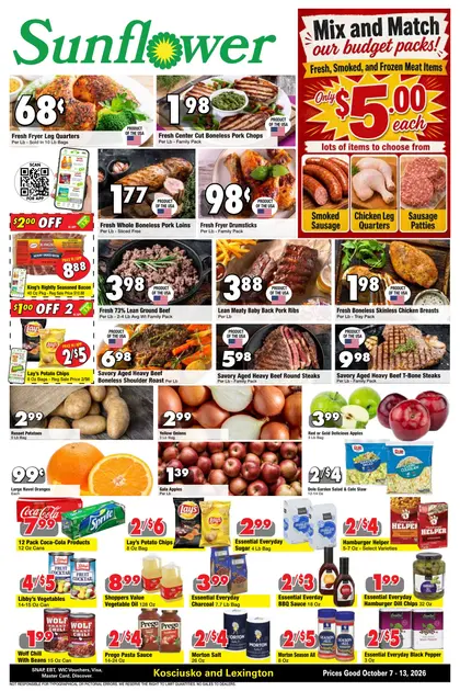 Sunflower Food Store Weekly Ad