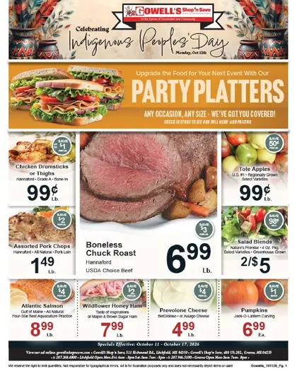 Gowell's Shop 'n Save Weekly Ad