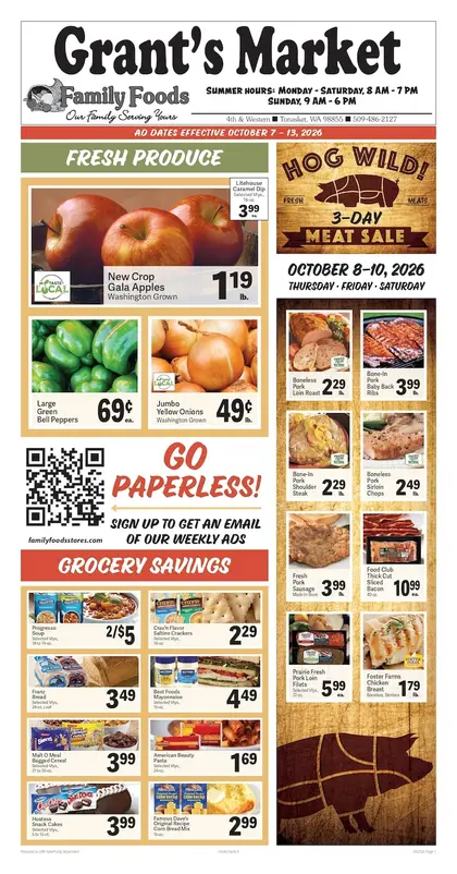 Grant's Family Foods Weekly Ad