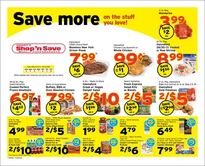 Grant's Shop 'n Save Weekly Ad