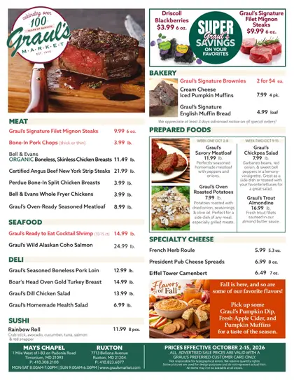 Graul's Market Weekly Ad