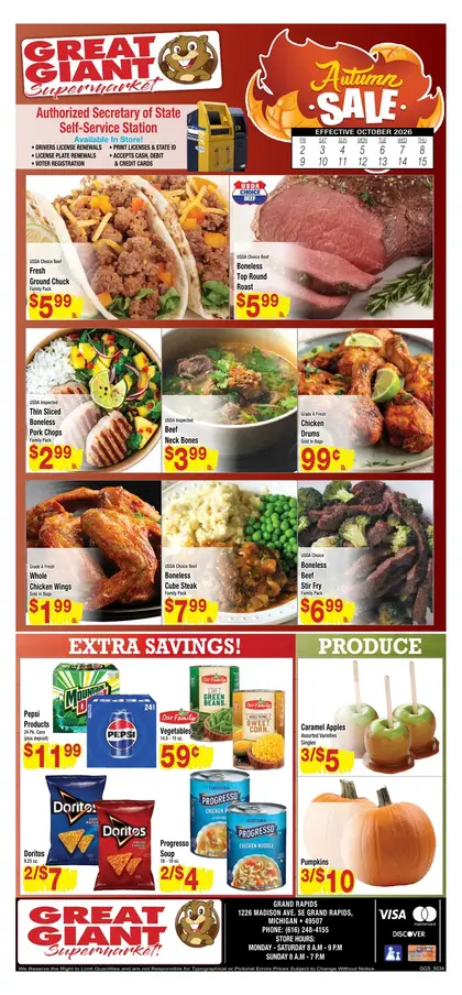 Great Giant Supermarket Weekly Ad