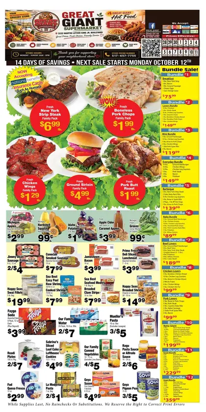 Great Giant Supermarket Weekly Ad