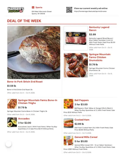 Hansen's IGA Weekly Ad