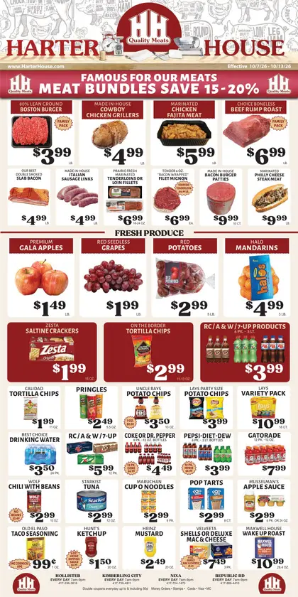 Harter House Weekly Ad