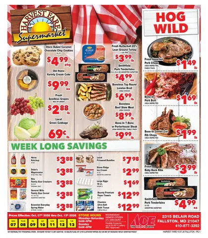 Harvest Fare Weekly Ad
