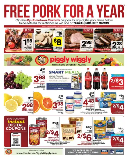 Henderson Piggly Wiggly Weekly Ad