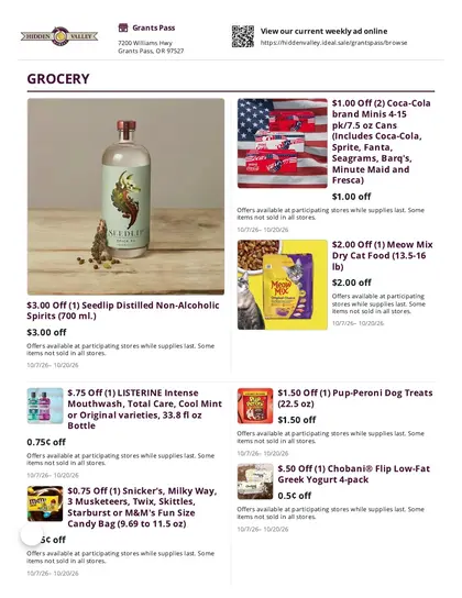 Hidden Valley Market Weekly Ad