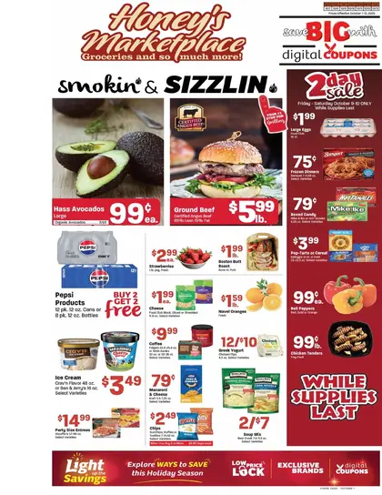 Honey's Marketplace Weekly Ad