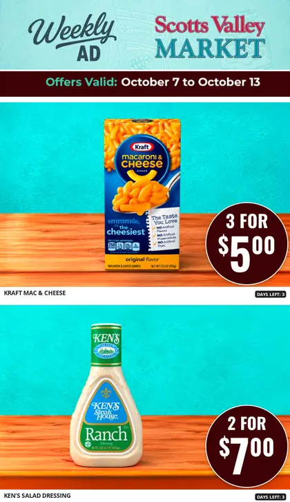 Scotts Valley Market Weekly Ad