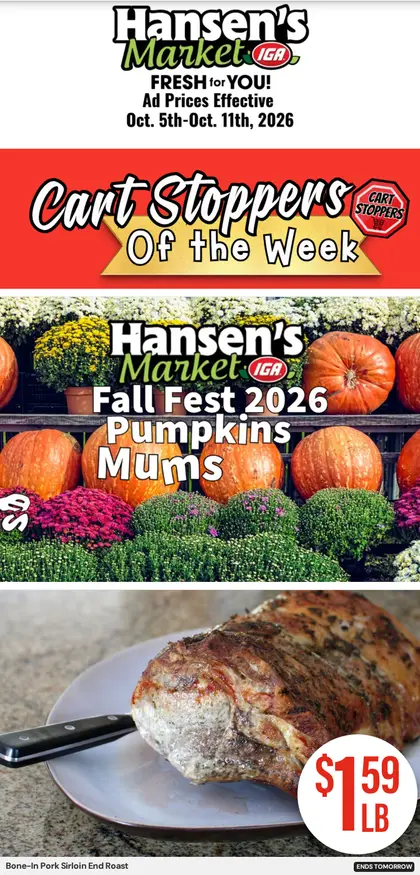 Hansen's IGA Wisconsin Weekly Ad