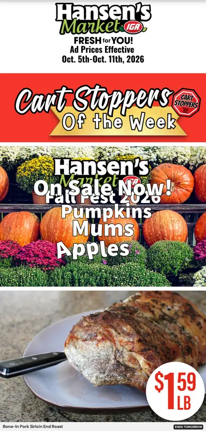 Hansen's IGA Wisconsin Weekly Ad
