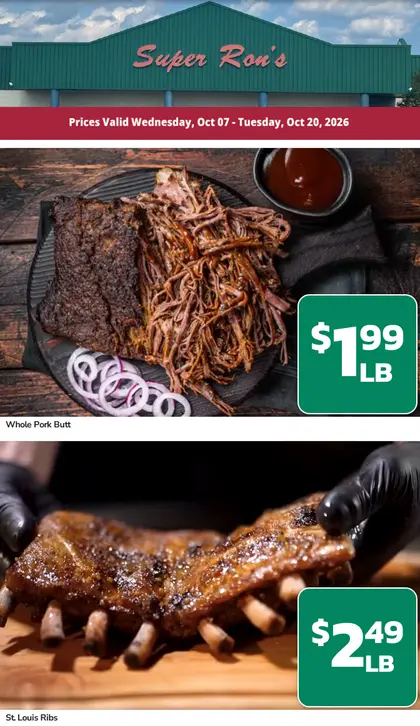 Super Ron's Food Center Weekly Ad