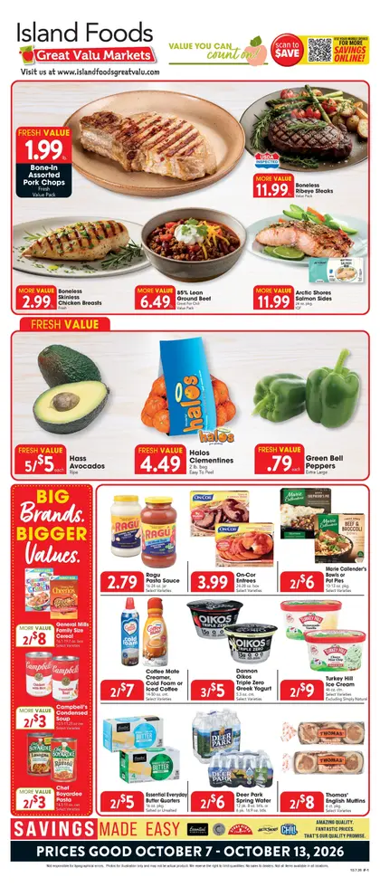 Island Foods Great Valu Weekly Ad