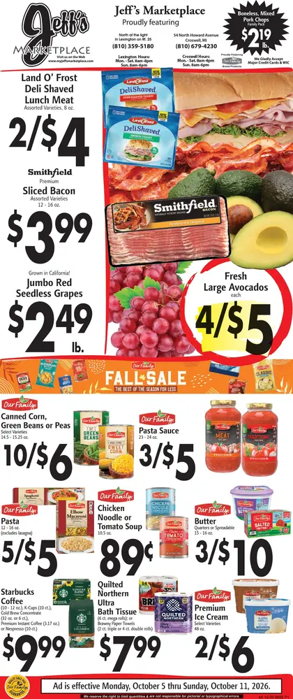 Jeff's Market Weekly Ad