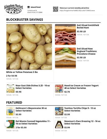 Kingdom Market Weekly Ad