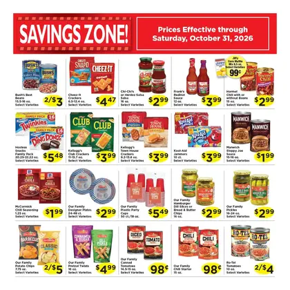 KJ's Fresh Market Savings Zone Weekly Ad