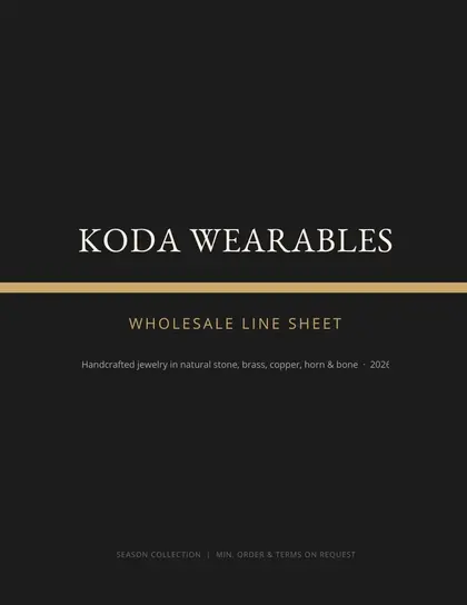 Koda Wearables Handcrafted Jewelry Catalog Weekly Ad