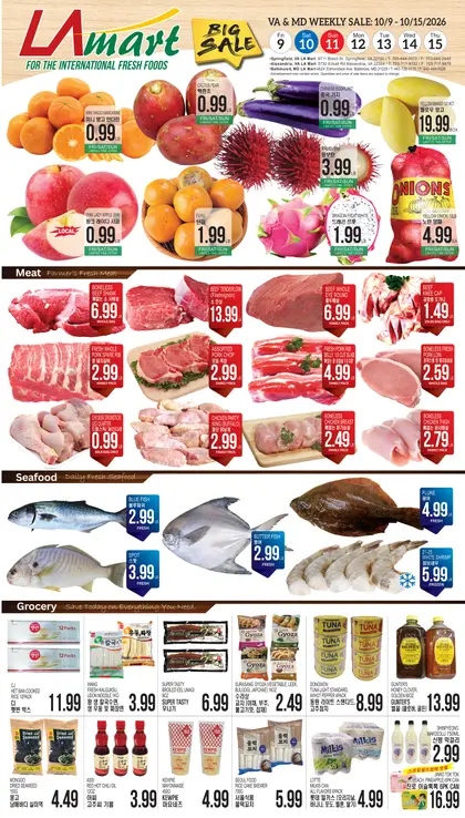 LA Mart Korean Weekly Ad