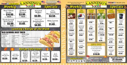 Lanning's Foods Weekly Ad