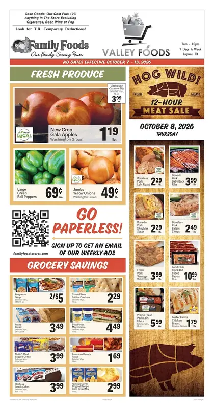 Lapwai Valley Foods Weekly Ad