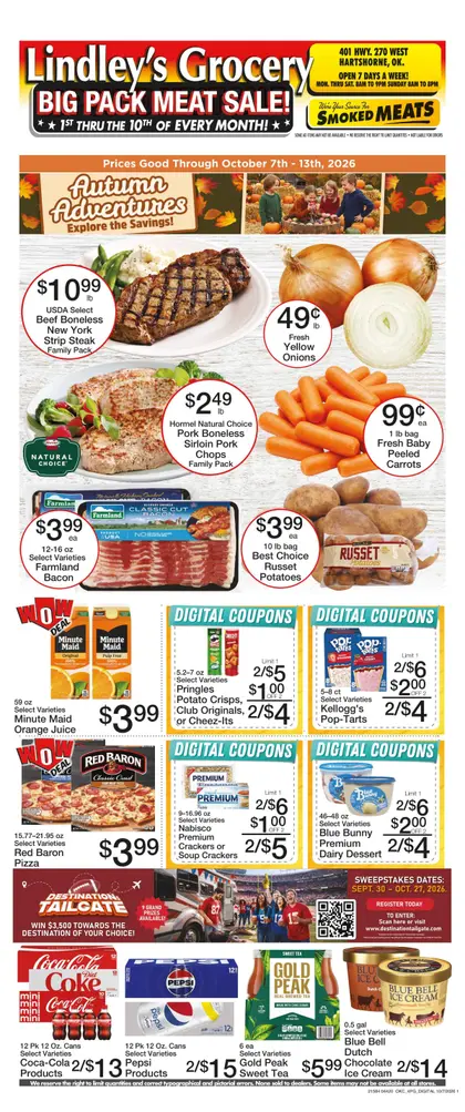 Lindley's Grocery Great Deals This Week! Weekly Ad