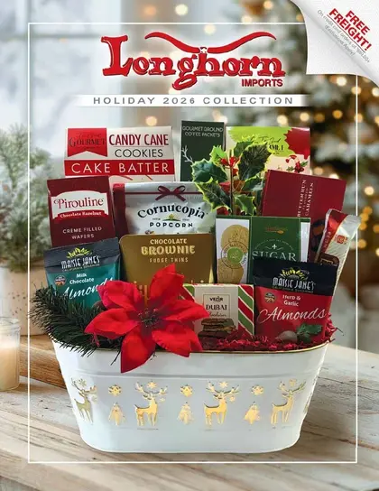 Longhorn Imports Holiday Basket Catalog Weekly Ad