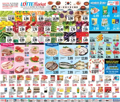 Lotte Plaza Market Korean and English Weekly Ad