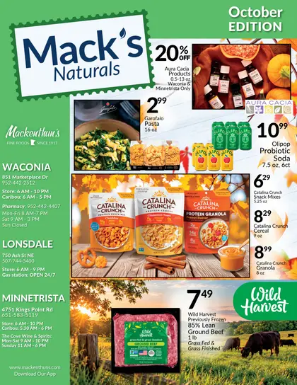 Mackenthun's Monthly Naturals Weekly Ad
