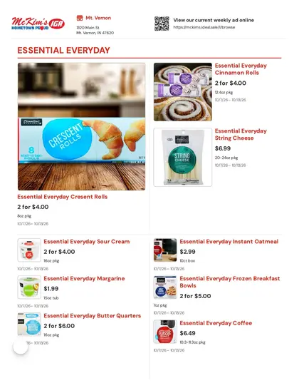 McKim's IGA Weekly Ad