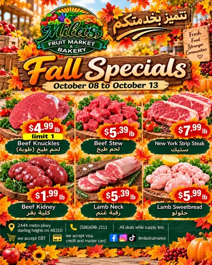 Mila's Fruit Market Weekly Ad