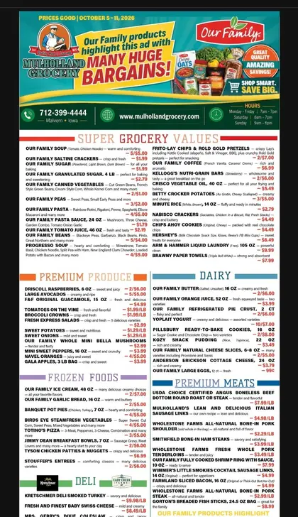 Mulholland Grocery Weekly Ad