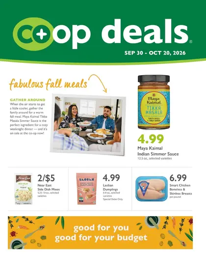 Ukiah Natural Foods Co-op Co+op Deals Weekly Ad