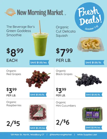 New Morning Market Monthly Sales Weekly Ad