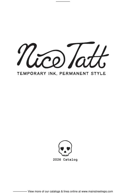 Nice Tatt Temporary Tattoos Catalog Weekly Ad