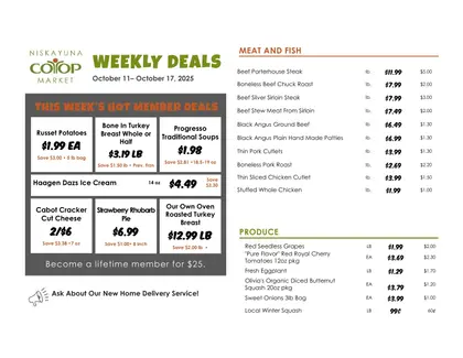 Niskayuna Co-op Weekly Ad