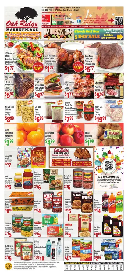 Oak Ridge Marketplace Weekly Ad