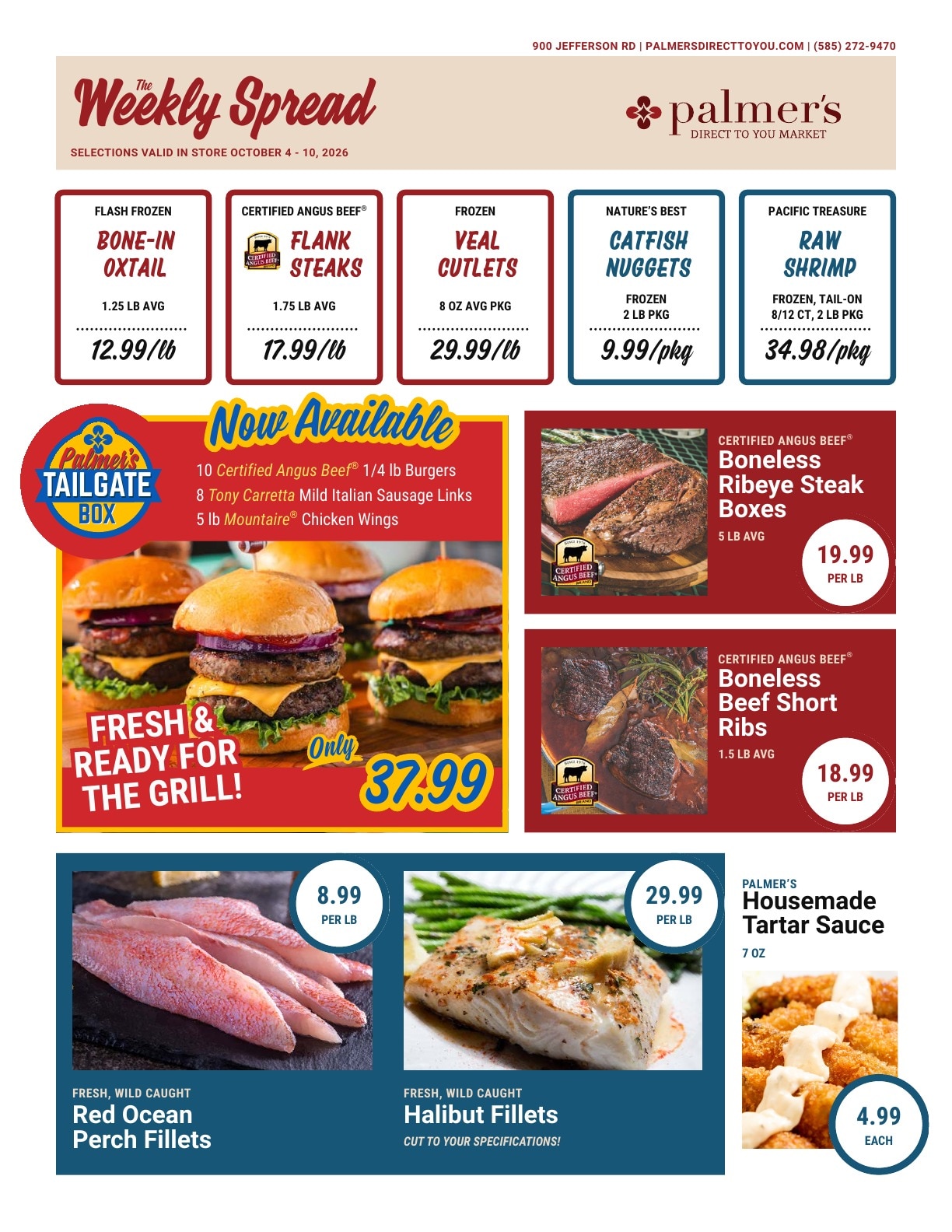 Palmer's Direct To You Market weekly ad page 1