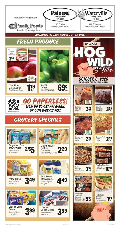 Palouse Family Foods Weekly Ad