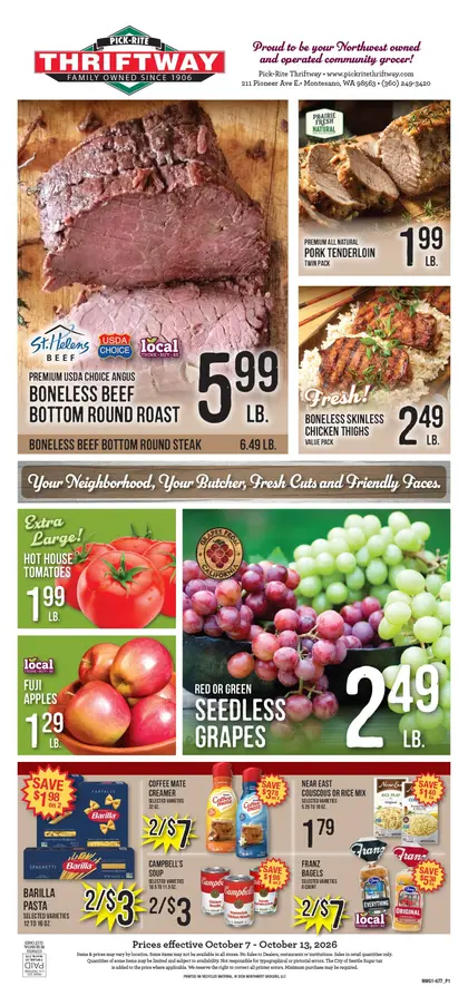 Pick-Rite Thriftway Weekly Ad