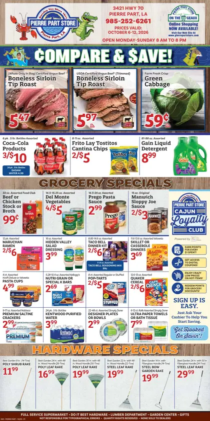 Pierre Part Store Weekly Ad