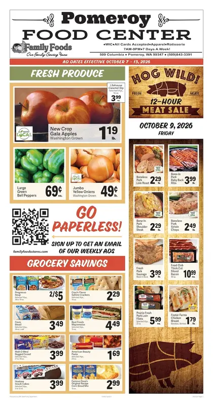 Pomeroy Food Center Weekly Ad