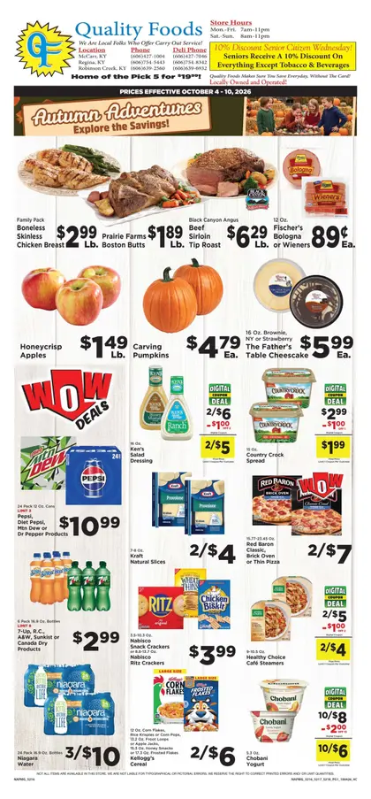 Quality Foods - Buskirk Autumn Adventures Explore the Savings Weekly Ad